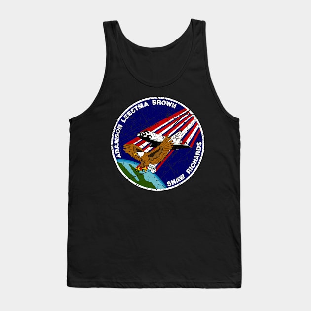 STS-28 Columbia Vintage Tank Top by Mandra